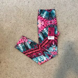 Print seamless Capri leggings